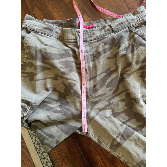 Vintage A.P.C.O Cargo Pants Jeans Camouflage Green Camo Baggy Wide Leg 36 X 30 - Picture 6 of 7
